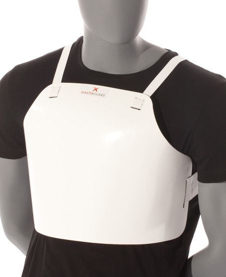 men's style flat UniSize Plastic chest protector for Fencing and martial arts 