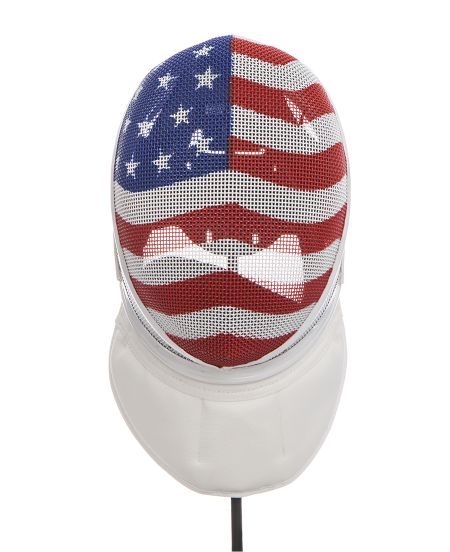 X-Change FIE Epee Mask With USA Flag Design 